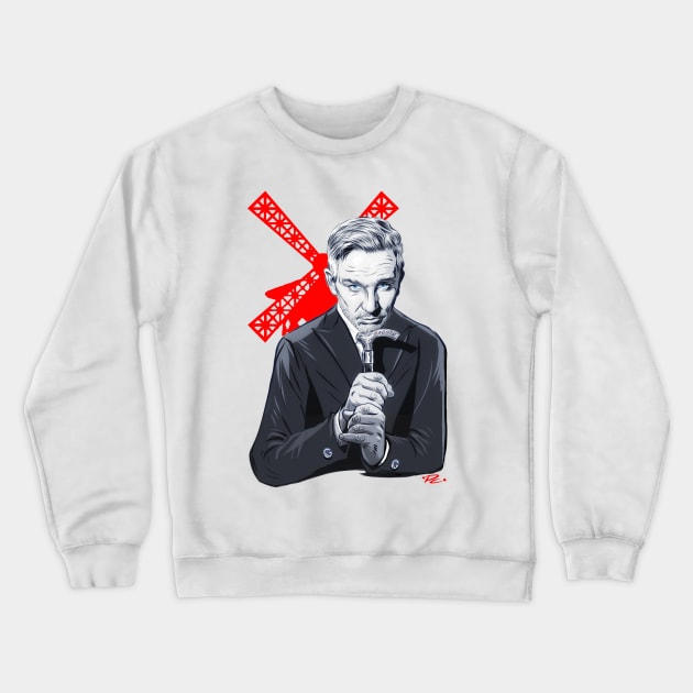 Baz Luhrmann - An illustration by Paul Cemmick Crewneck Sweatshirt by PLAYDIGITAL2020